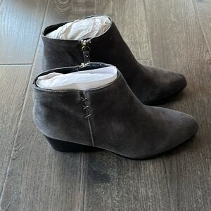 Dark Gray Suede Bootie - Market & Spruce - Size 8 - New with tags
